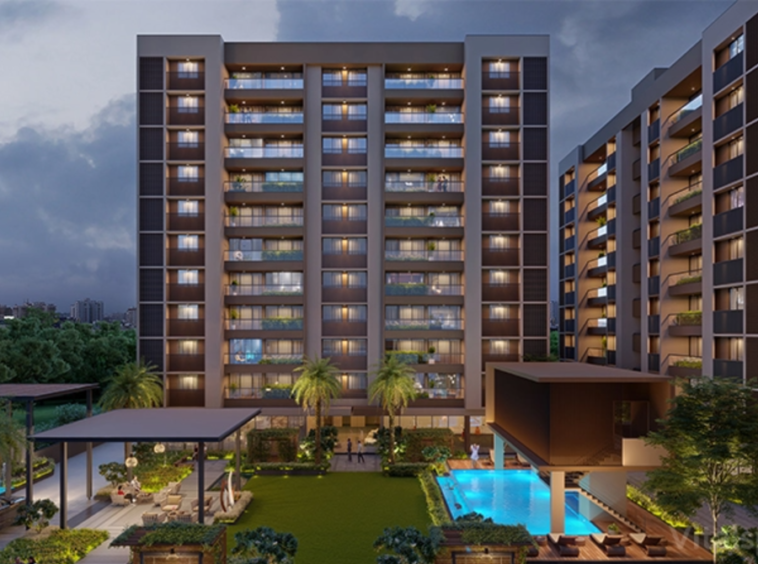 Unique Luxuria Apartments Ahmedabad | Luxury 3 & 4BHK Homes