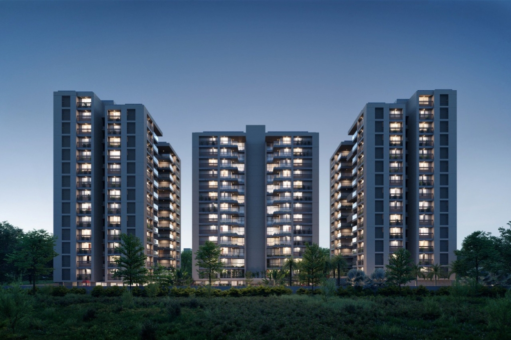 Alaya Belmonte – Elite 3 BHK Residences Near SG Highway, Ahmedabad