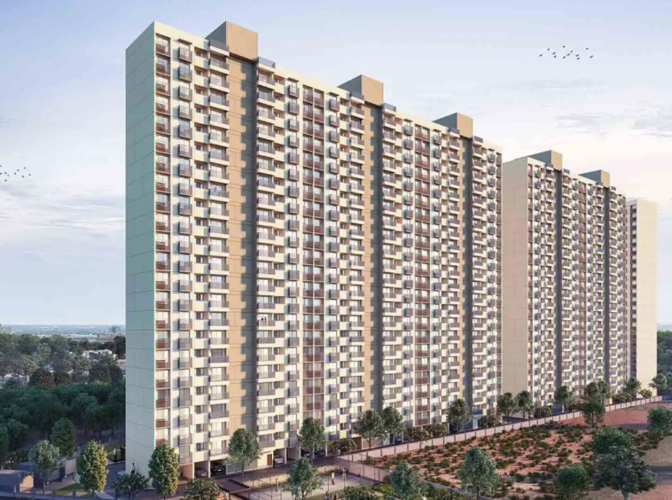 Adani Aster Shantigram Ahmedabad showcasing premium 2BHK flats with modern amenities and green surroundings