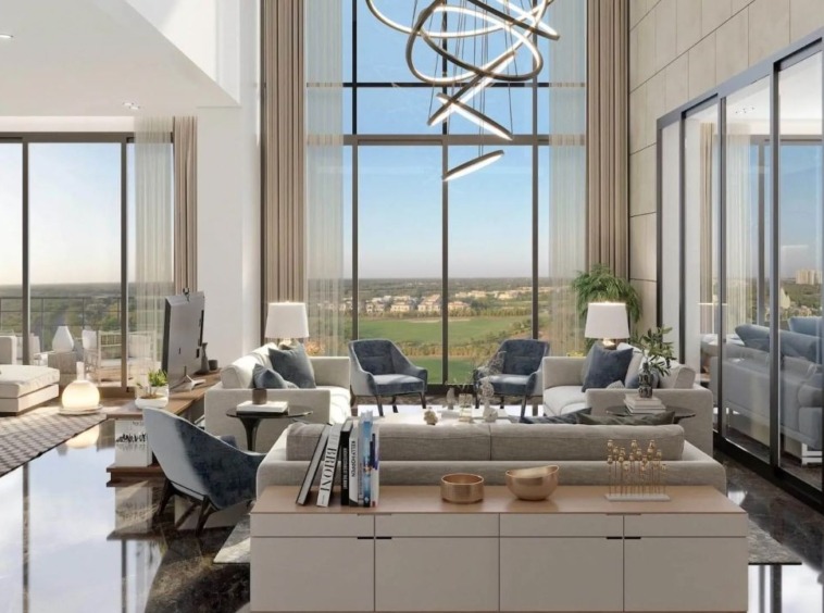 the storeys West Tower Double Height Living Room