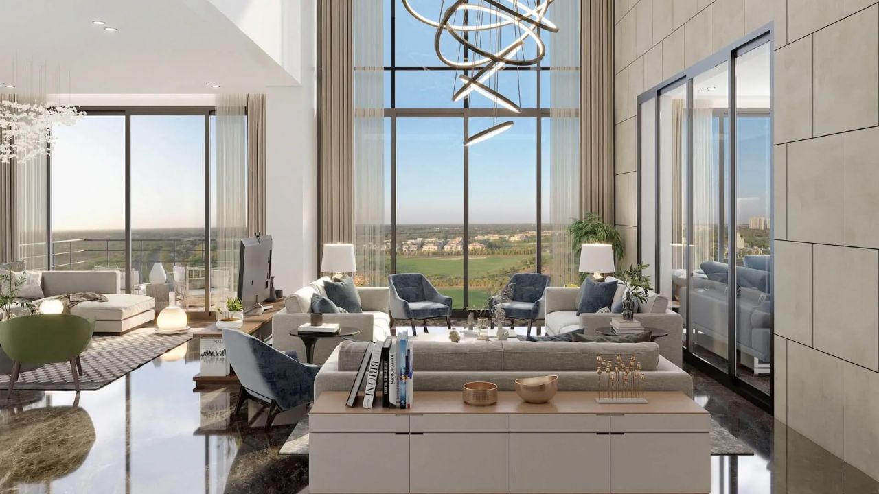 the storeys West Tower Double Height Living Room