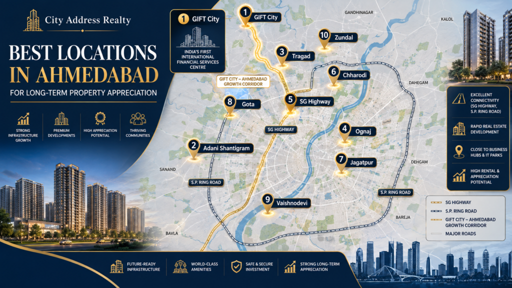 Ahmedabad Prime Real Estate Locations